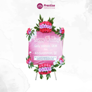 Karangan Bunga Papan Wedding - Banjarmasin - 1