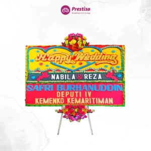 KARANGAN BUNGA PAPAN WEDDING – MAKASSAR – 3