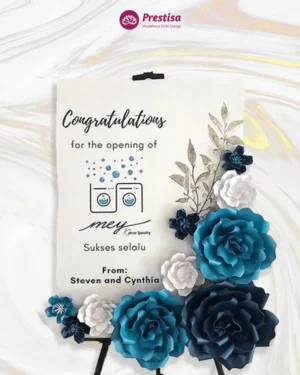 Karangan Bunga Papan Kertas – Indonesia – 08