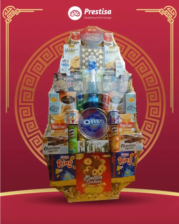 Parcel Makanan - Imlek - 01 - Pesan Online & Delivery Indonesia | Prestisa
