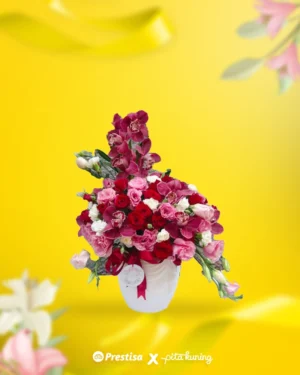 Bunga Meja - Pita Kuning - 03