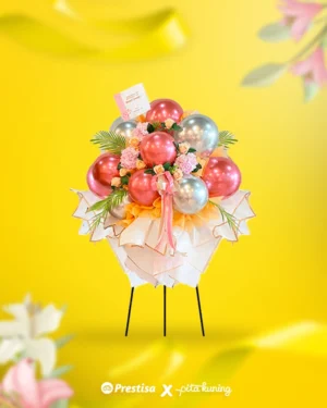Standing Flower Congratulation - Pita Kuning - 01