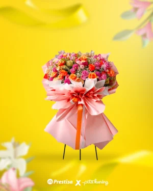 Standing Flower Congratulation - Pita Kuning - 02