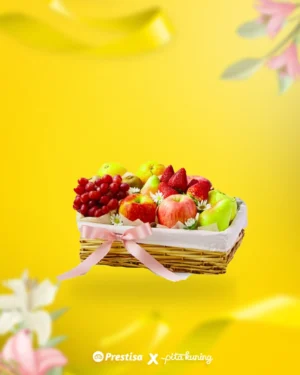 Parcel Buah - Pita Kuning - 02