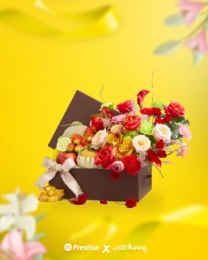 Parcel Buah - Pita Kuning - 01