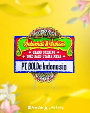 Bunga Papan Congratulation - Pita Kuning - 07
