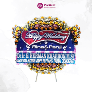 Karangan Bunga Papan Wedding – Cianjur – 6