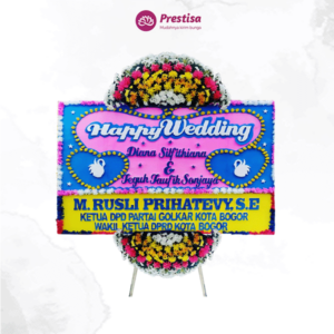 Karangan Bunga Papan Wedding – Cianjur – 7