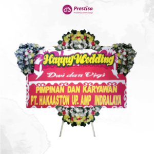 Karangan Bunga Papan Wedding – Indramayu – 6