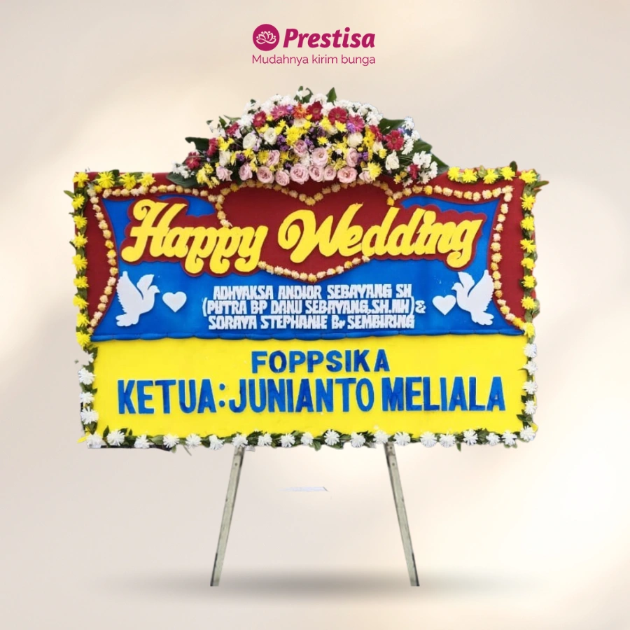 Karangan Bunga Papan-Wedding-Indonesia-IG02