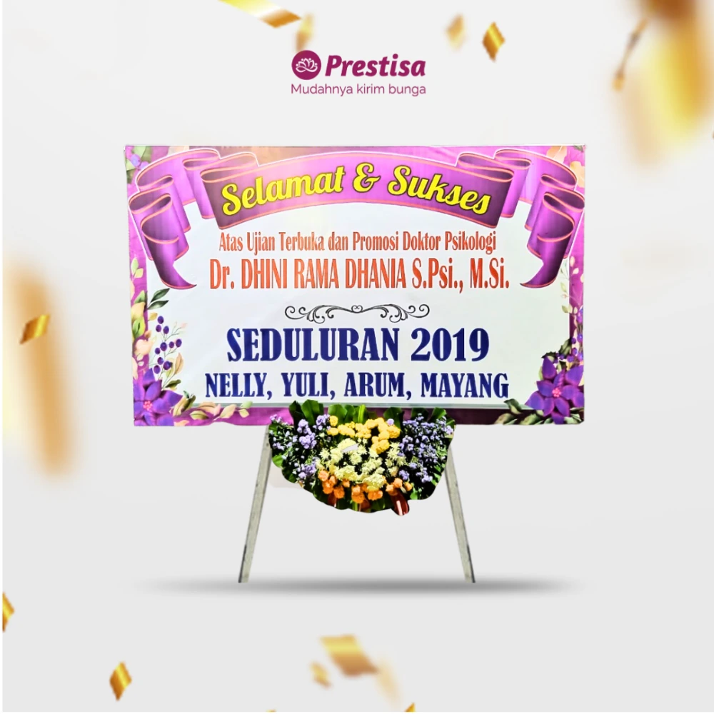 Karangan Bunga Papan Congratulation - Surabaya - 100 - 006