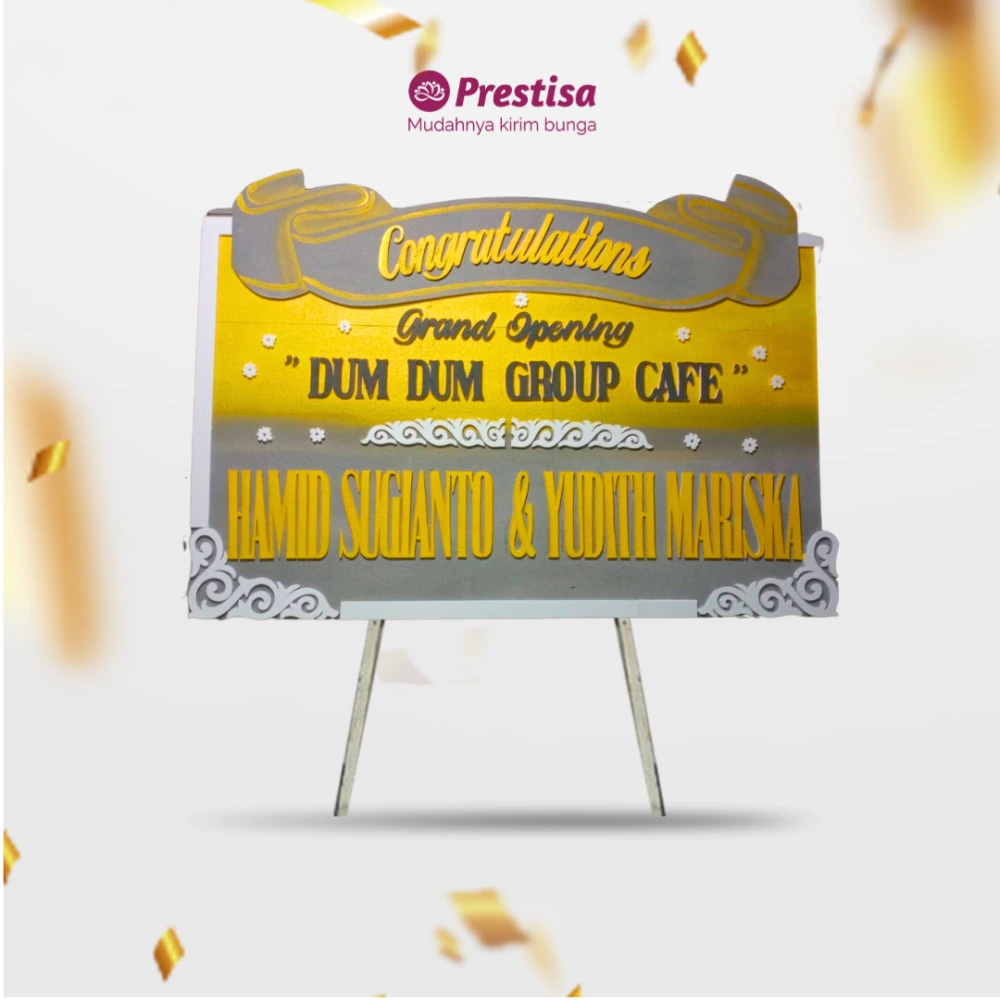 Karangan Bunga Papan Congratulation - Surabaya - 100 - 013