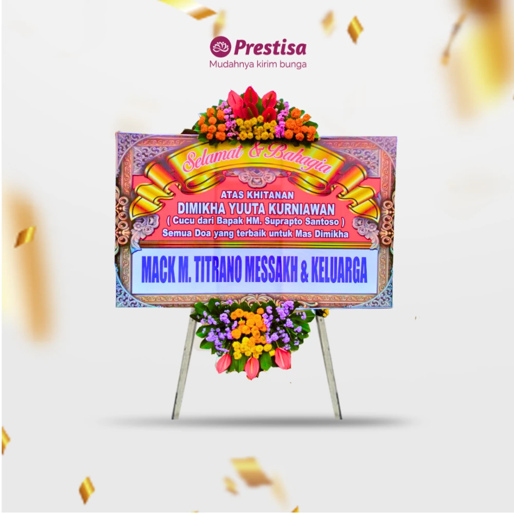Karangan Bunga Papan Congratulation - Surabaya - 100 - 017