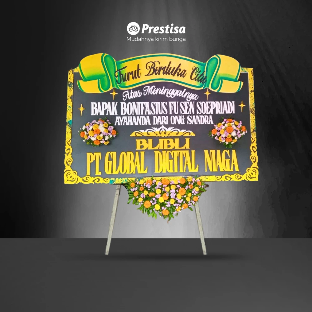 Karangan Bunga Papan Dukacita - Surabaya - 100 - 003