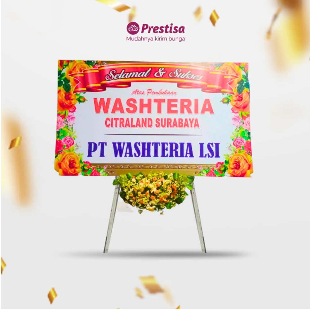 Karangan Bunga Papan Congratulation - Surabaya - 100 - 007