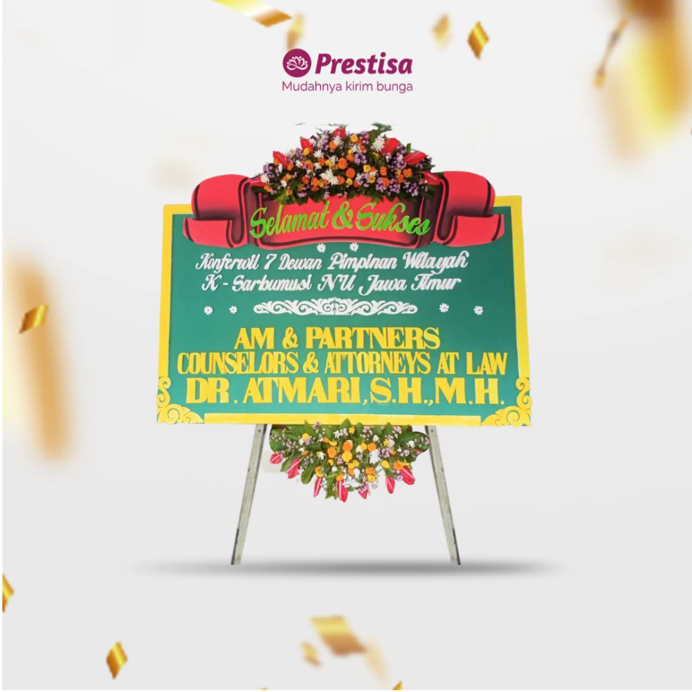 Karangan Bunga Papan Congratulation - Surabaya - 100 - 015
