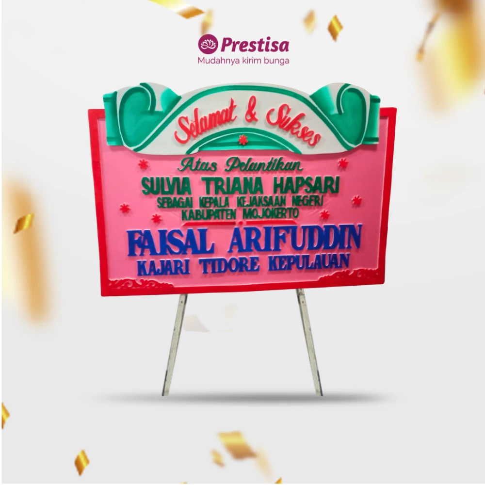 Karangan Bunga Papan Congratulation - Surabaya - 100 - 011