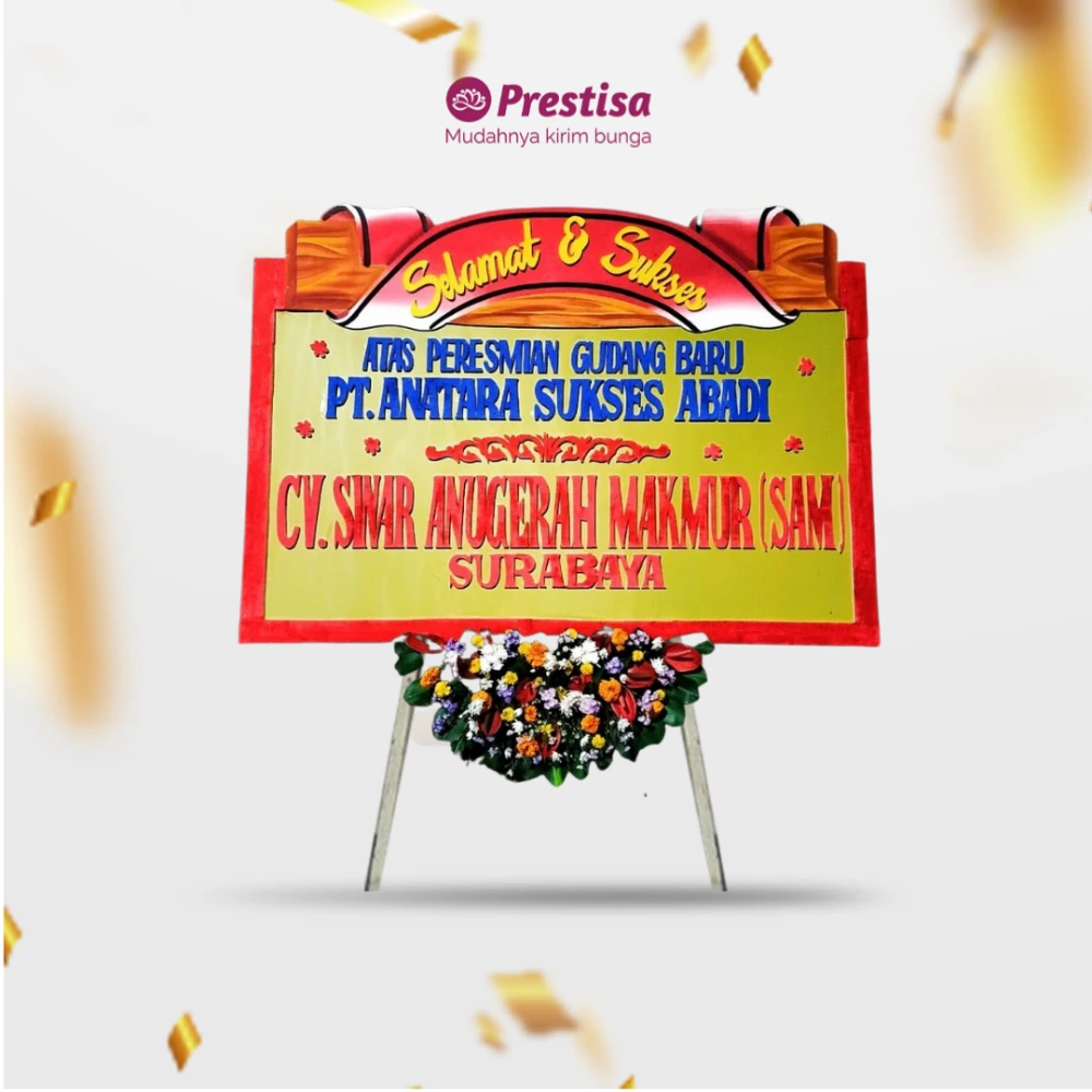 Karangan Bunga Papan Congratulation - Surabaya - 100 - 005