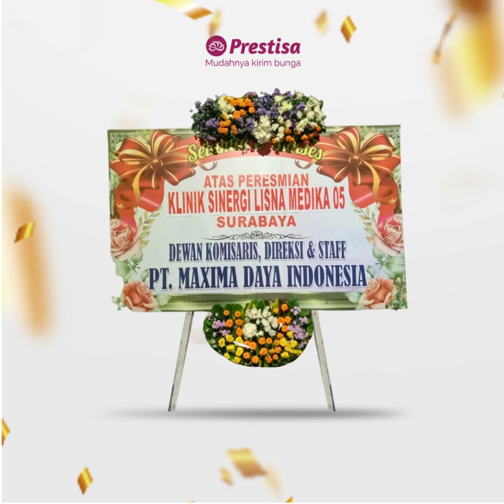 Karangan Bunga Papan Congratulation - Surabaya - 100 - 019