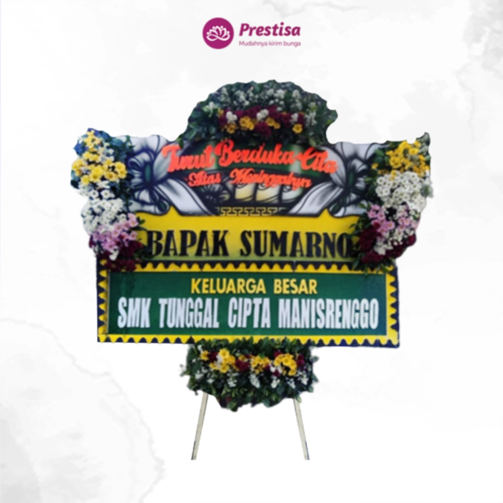 KARANGAN BUNGA PAPAN DUKA CITA - KLATEN - 02