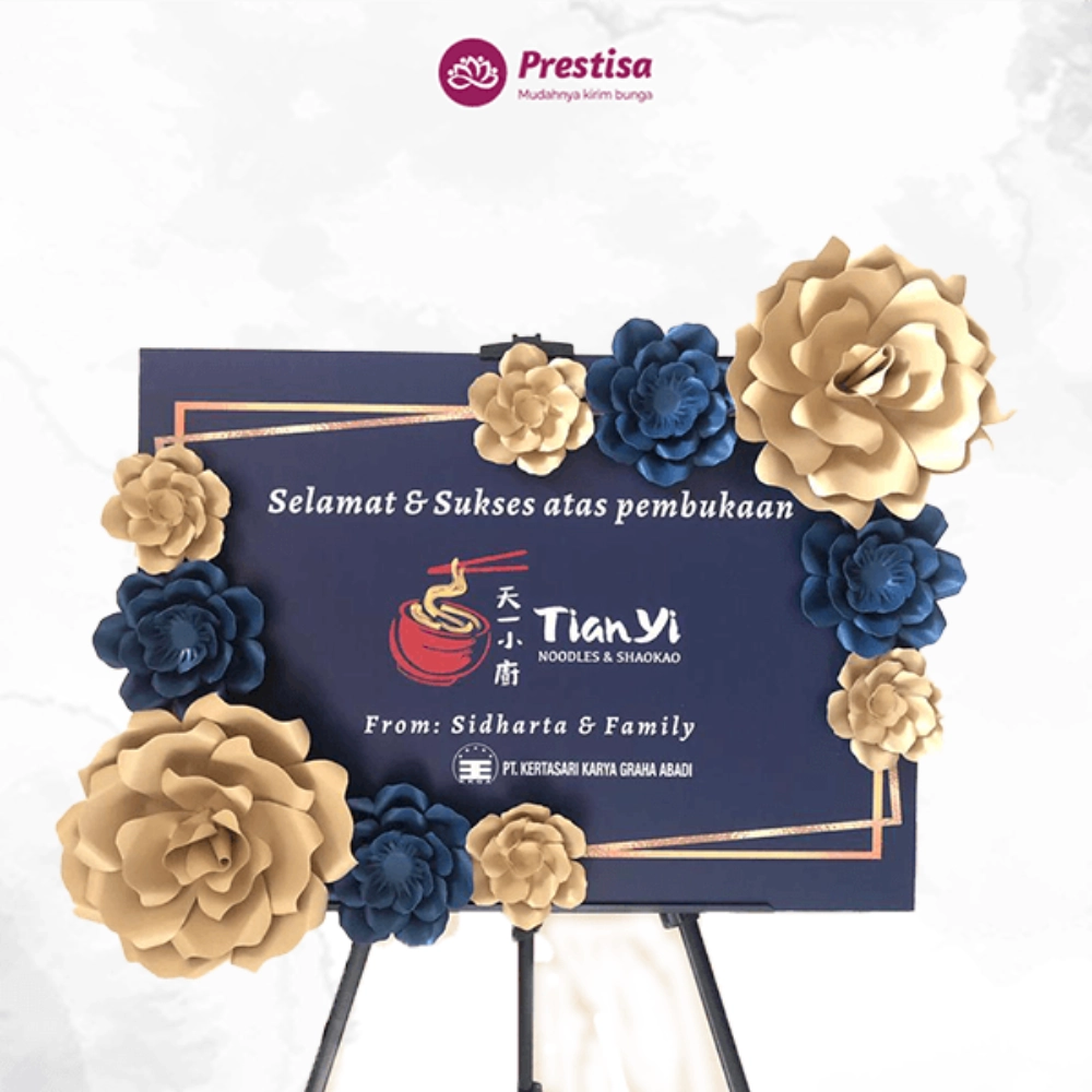 KARANGAN BUNGA PAPAN KERTAS - KLATEN - 01