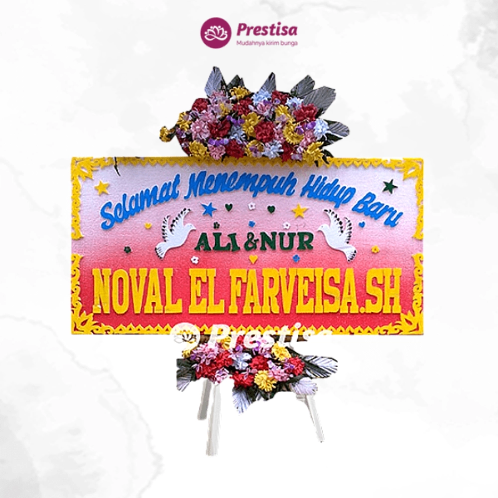 Karangan Bunga - Bunga Papan - Wedding - Cilacap - 5