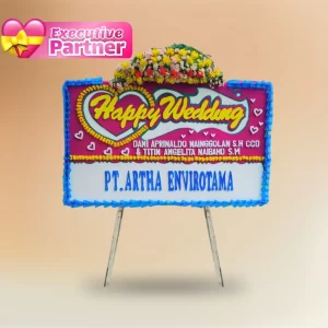 Karangan Bunga Papan - Wedding- Indonesia - EP - 004