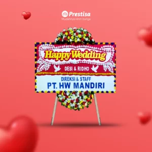 Karangan Bunga Papan - Wedding - Bandung - KBM - 001
