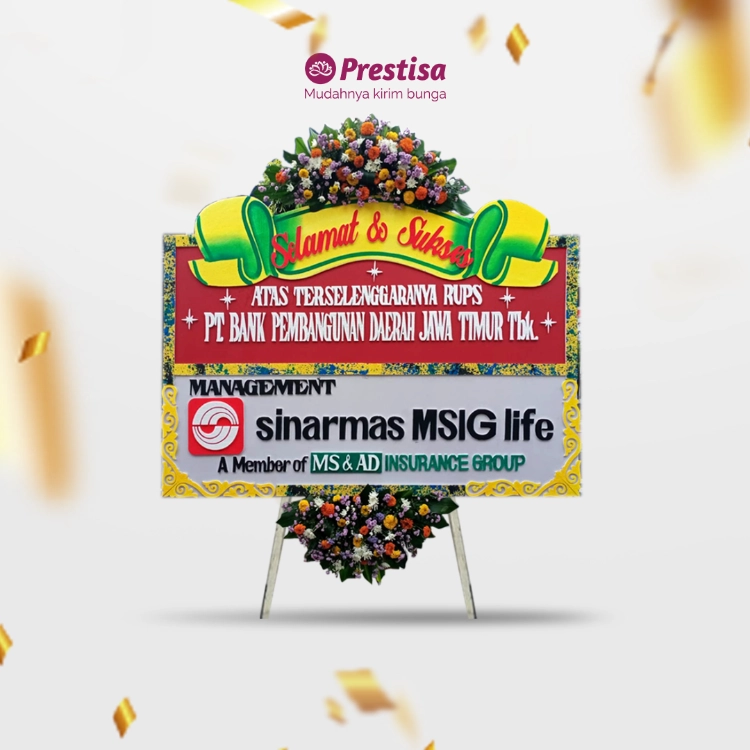 KARANGAN BUNGA PAPAN – CONGRATULATION – SURABAYA – NEW - 3