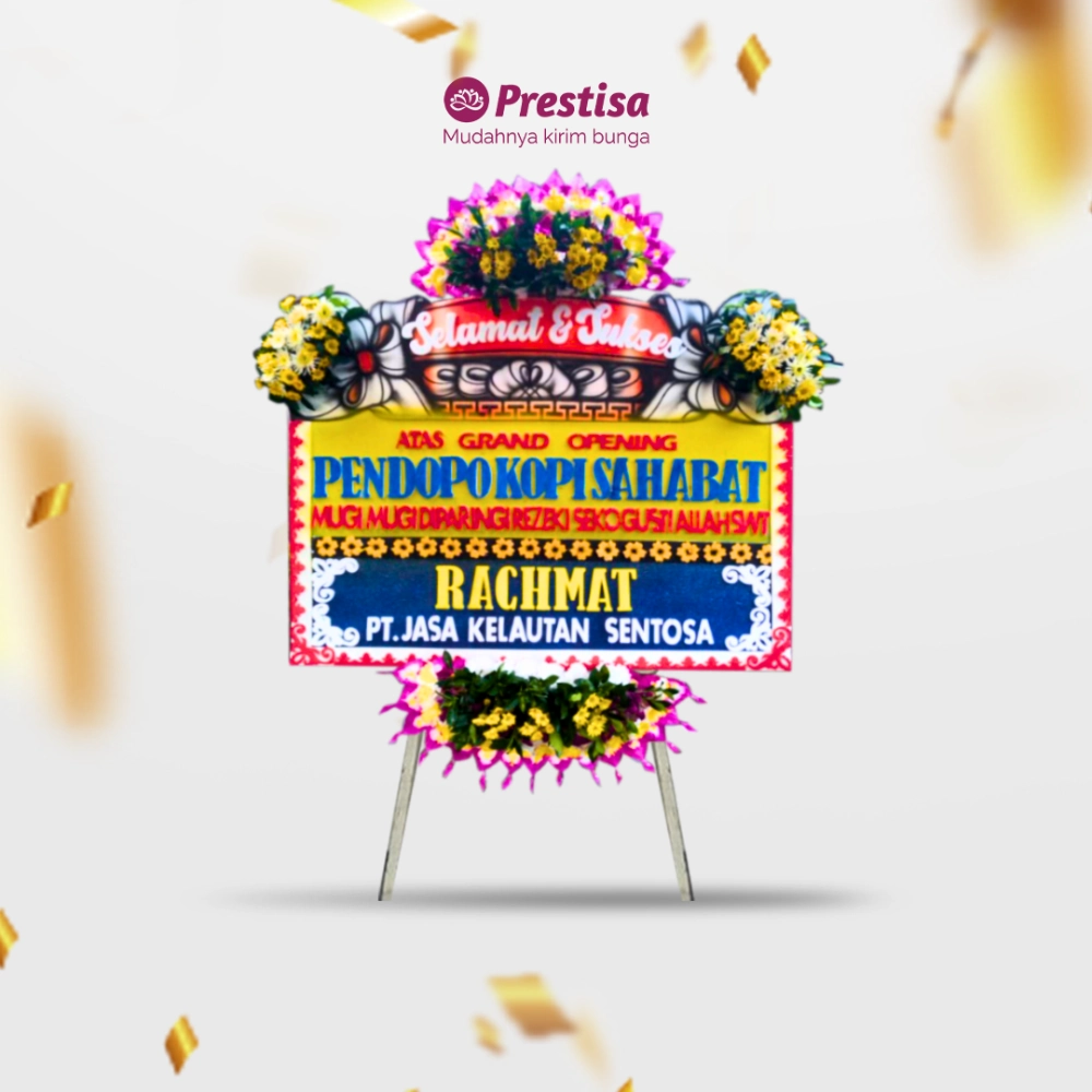 Karangan Bunga Papan - Congratulation - Klaten - KBM - 005