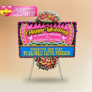 Karangan Bunga Papan - Wedding- Indonesia - EP - 001