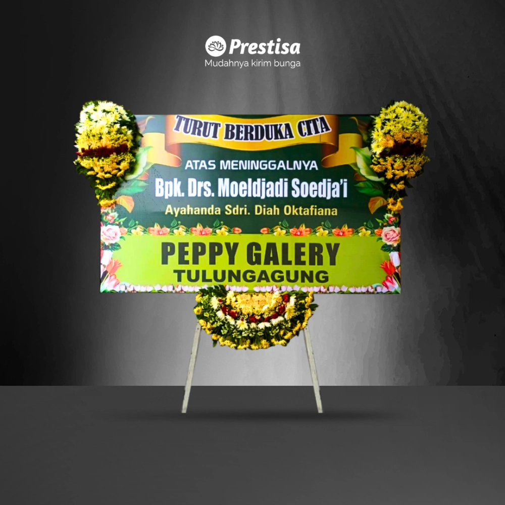 Karangan Bunga Papan - Dukacita - Madiun - KBM - 005