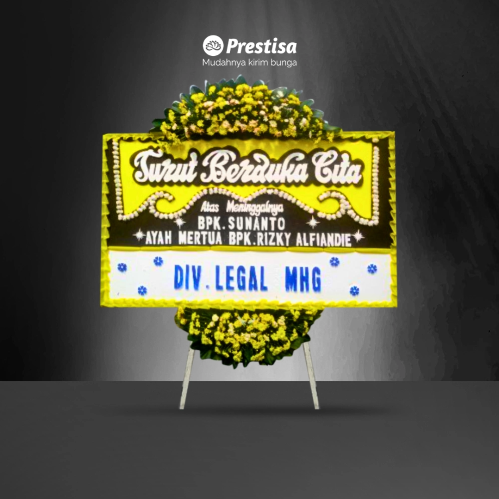 Karangan Bunga Papan - Dukacita - Cikarang - KBM - 003