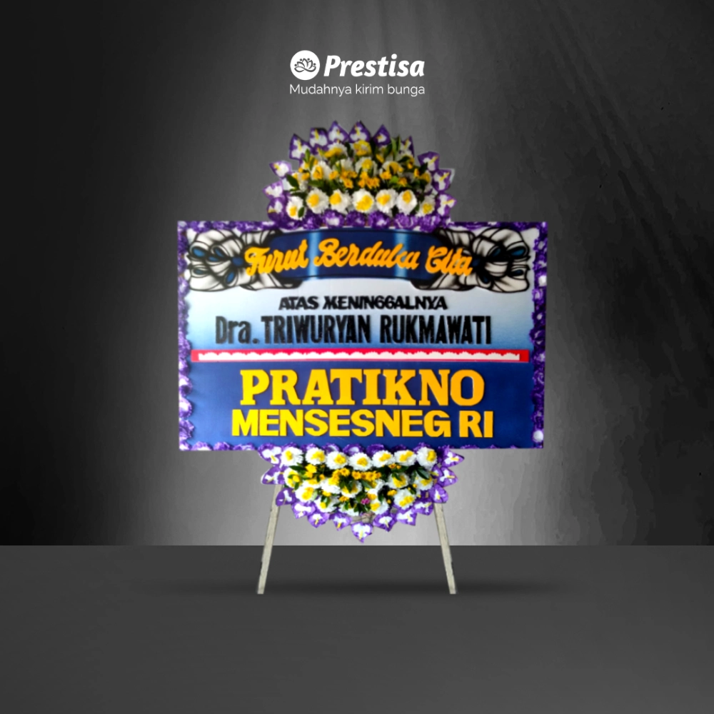 Karangan Bunga Papan - Dukacita - Klaten - KBM - 003