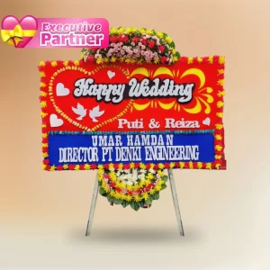 Karangan Bunga Papan - Wedding- Indonesia - EP - 002