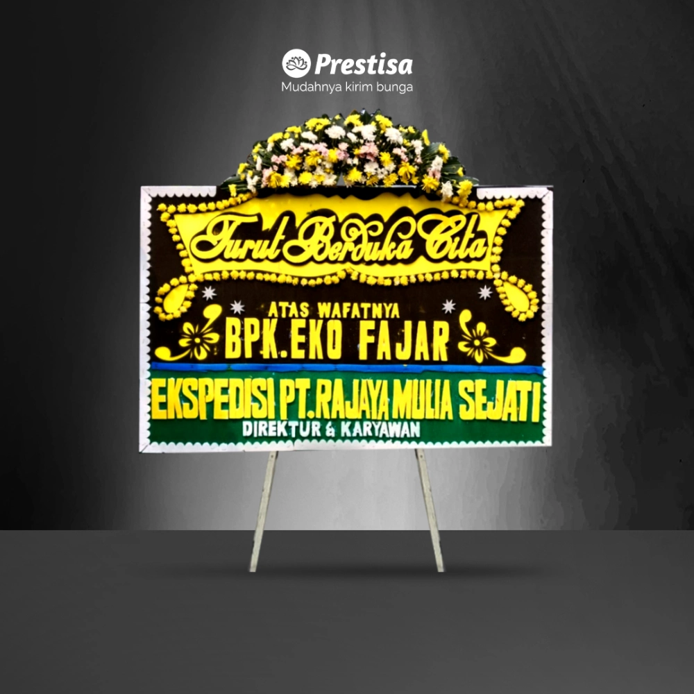 Karangan Bunga Papan - Dukacita - Cikarang - KBM - 004