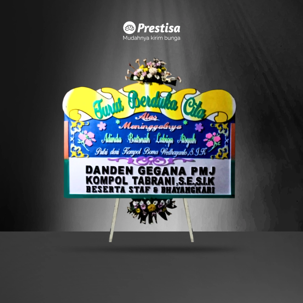 Karangan Bunga Papan - Dukacita - Banjarbaru - KBM - 002