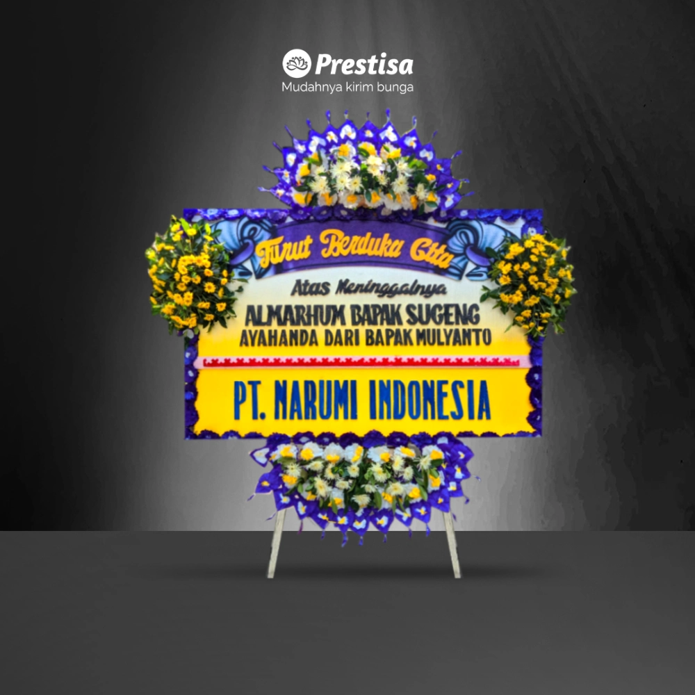 Karangan Bunga Papan - Dukacita - Klaten - KBM - 005
