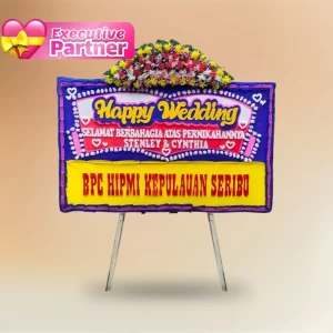 Karangan Bunga Papan - Wedding- Indonesia - EP - 003