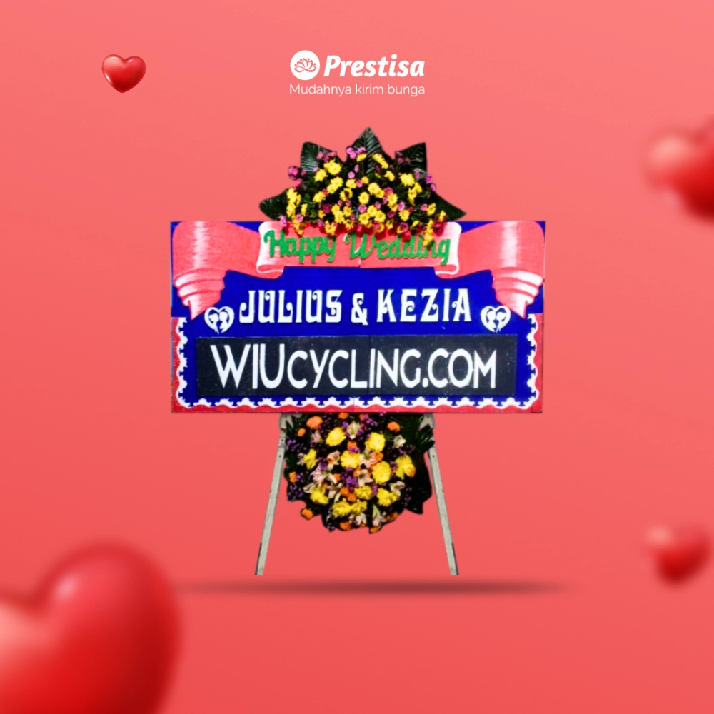 Karangan Bunga Papan - Wedding - Yogyakarta - KBM - 004