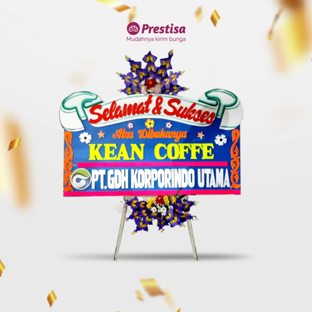 Karangan Bunga Papan - Congratulation - Banjarbaru - KBM - 001