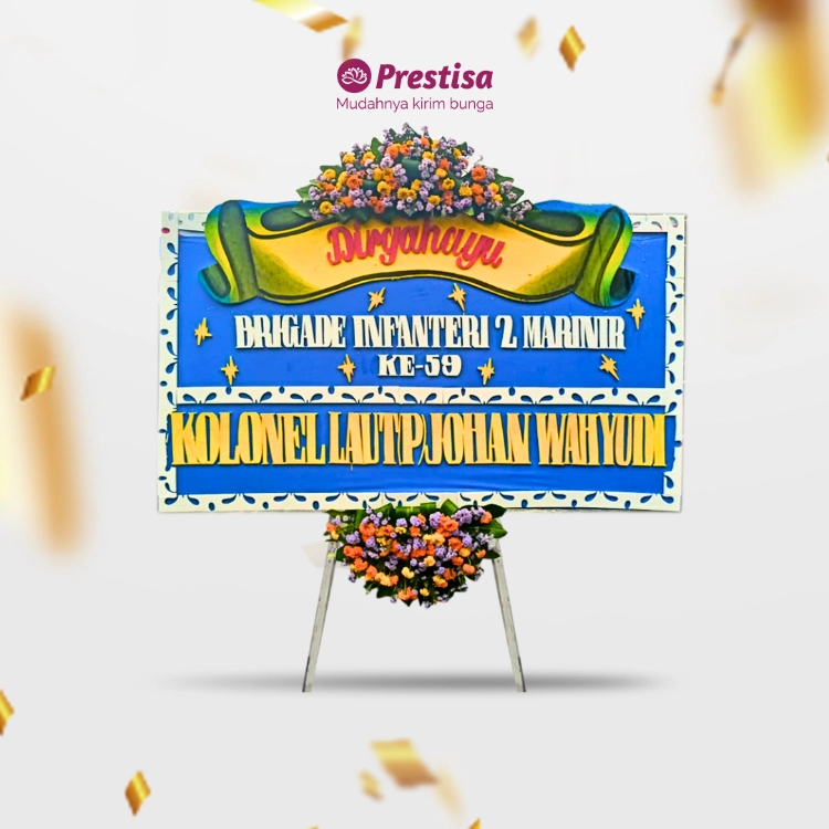 KARANGAN BUNGA PAPAN - CONGRATULATION – SIDOARJO – KBM – 001