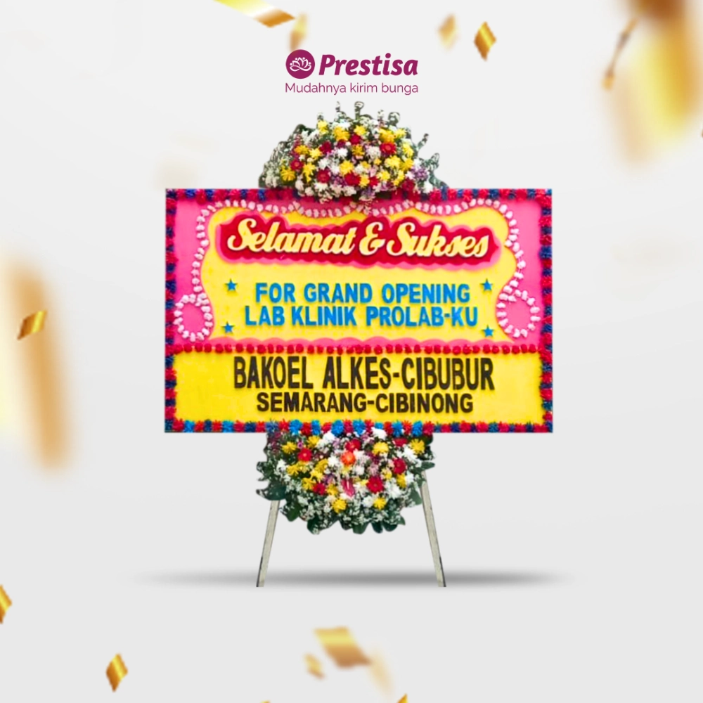 Karangan Bunga Papan - Congratulation - Bandung - KBM - 001
