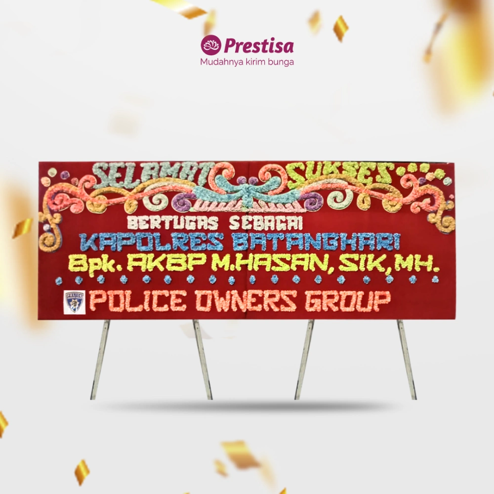 Karangan Bunga Papan - Congratulation - Jambi - KBM - 001