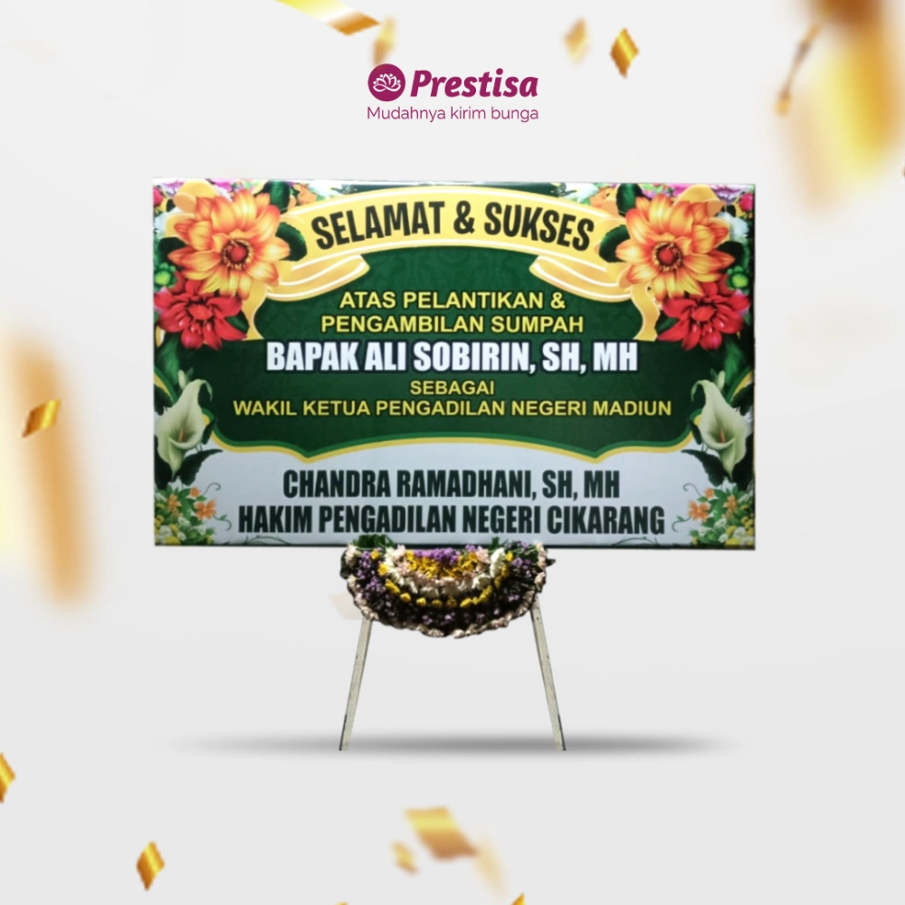 KARANGAN BUNGA PAPAN – CONGRATULATION – SURABAYA – NEW - 2