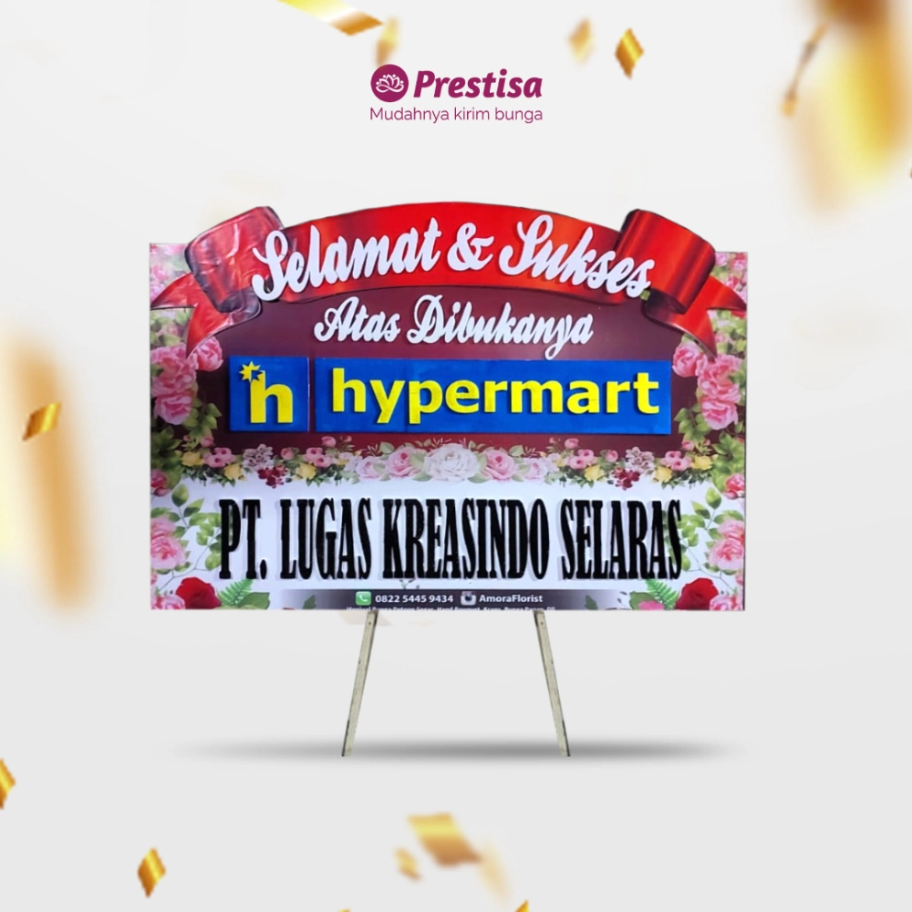 Karangan Bunga Papan - Congratulation - Banjarbaru - KBM - 005