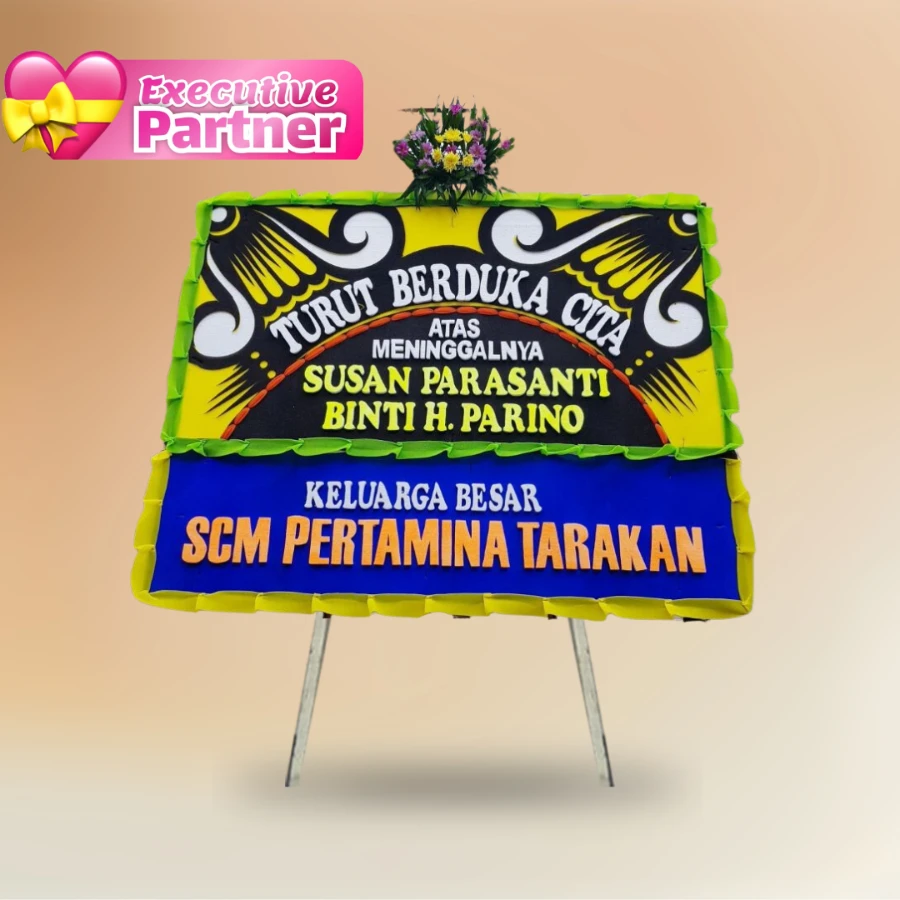 Karangan Bunga Papan - Dukacita- Indonesia - EP - 012