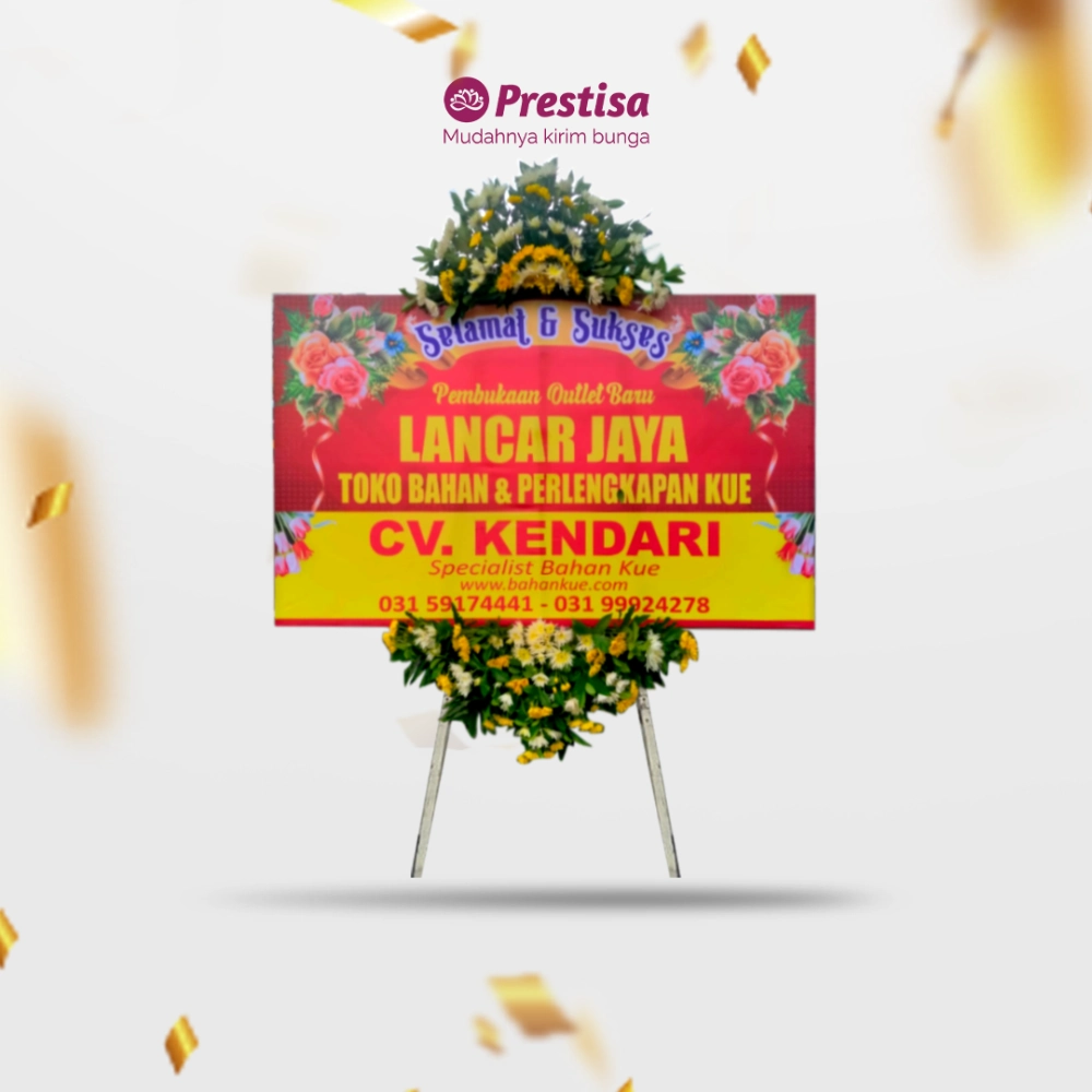 Karangan Bunga Papan - Congratulation - Madiun - KBM - 002