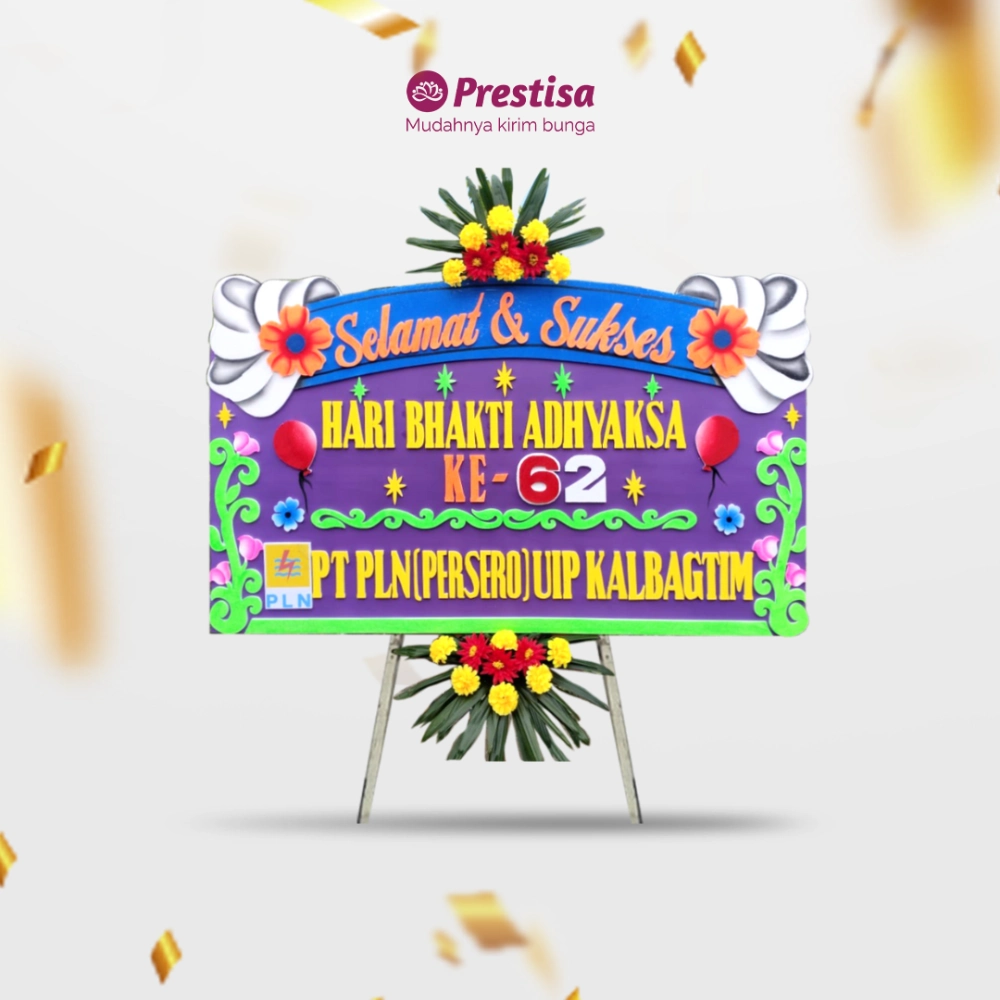 Karangan Bunga Papan - Congratulation - Banjarbaru - KBM - 002