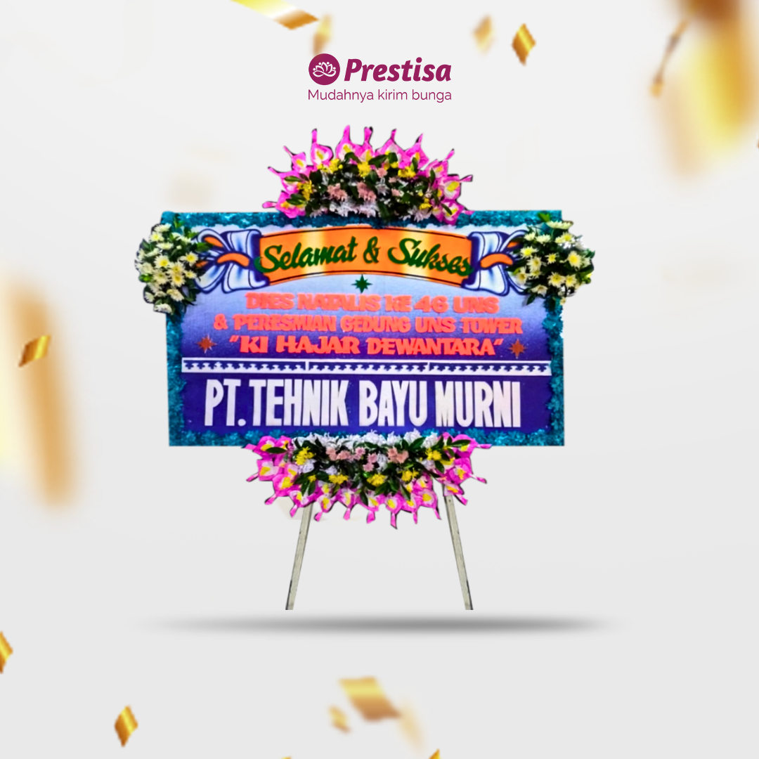 KARANGAN BUNGA PAPAN – CONGRATULATION – SURAKARTA – KBM – 003